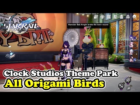 All locations of Clock Studios Theme Park Origami Bird (map) in Honkai Star Rail