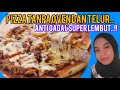 SUPER LEMBUT TANPA OVEN DAN TELUR||RESEP PIZZA ALA RUMAHAN ANTI GAGAL‼️