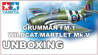 Unboxing - GRUMANN FM-1 WILDCAT/MARTLET Mk.V - Scale 1/48 - Tamiya Kit No. 61126