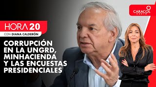 🔴 EN VIVO | HORA 20 - Corrupción en la UNGRD, minHacienda y las encuestas presidenciales