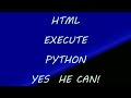HOW TO EXECUTE A PYTHON SCRIPT FROM A CLICK OF AN  HTML BUTTON | 2022