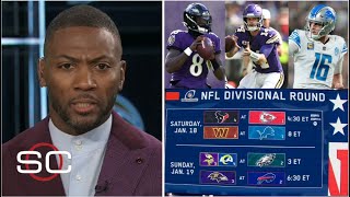 ESPN breaks down NFL Playoff Picture: Commanders-Lions, Texans-Chiefs, Ravens-Bills, Eagles-Vikings?