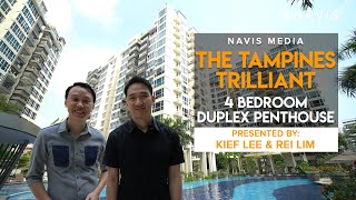The Tampines Trilliant 2-Level 4 Bedroom DUPLEX PENTHOUSE For Sale
