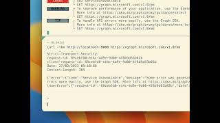 Microsoft Graph Developer Proxy recording mode