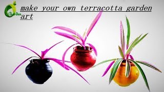 make your own terracotta garden art/indoor/great home ideas /organic garden