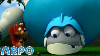 Up is the New Down | Baby Daniel and ARPO The Robot | Funny Cartoons for Kids