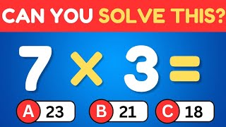 Ultimate Math Quiz Challenge: Can You Solve These 50 Questions❓