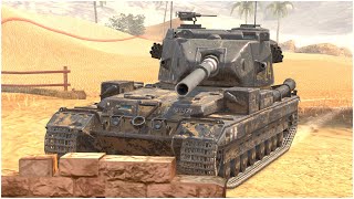 Grille 15 \u0026 FV215b 183 10 vs 10 - WoT Blitz Replay