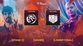 Leviatán vs KRÜ Visa - VCT Americas Stage 2 - Lower Final - Map 2