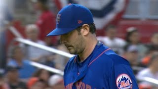 NYM@MIA: Harvey strikes out 5 over six solid frames