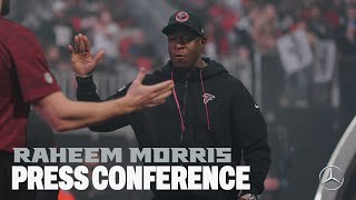 Raheem Morris \u0026 Michael Penix Jr on Atlanta Falcons Week 18 game vs Panthers | Press Conference