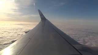 KLM Boeing 737-700 Morning departure from Billund to Amsterdam