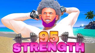 THE POWER OF A 95 STRENGTH GUARD ON NBA 2K24!
