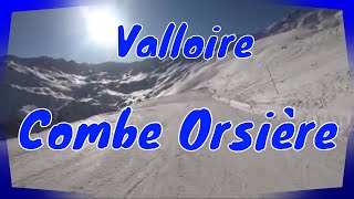 Valloire - Piste Bleue COMBE ORSIERE en entier