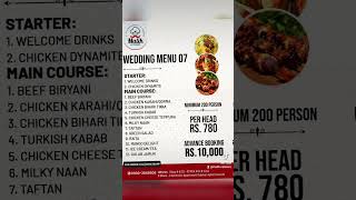 Affordable Wedding Catering in Karachi | Malik Caterers.