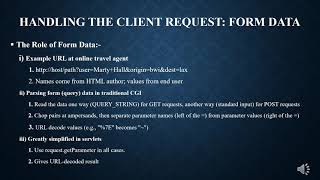 Handling the client request form data