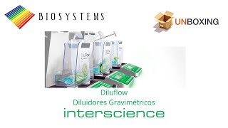 Unboxing diluidor gravimétrico automático da Interscience