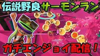 クマフェスに向けてガチ練習！アラマキ砦伝説野良サーモンラン！【サーモンランNW】【スプラトゥーン3】