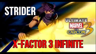 [UMvC3] Strider X-FACTOR 3 infinite loop (works at max HSD)