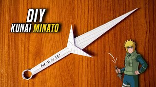 Cara Membuat Kunai Minato dari Kertas Buku Tulis - DIY Kunai