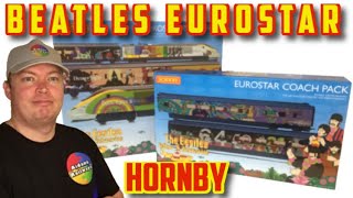 The Hornby Beatles Yellow Submarine Eurostar Train Pack and Coach Pack