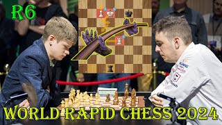 BUILDING BRIDGE!! Volodar Murzin vs Jan-Krzysztof Duda || World Rapid Chess 2024 - R6