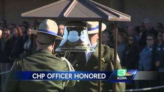 CHP officer receives touching tribute