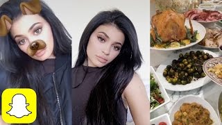 Kylie Jenner THANKSGIVING 2016 on Snapchat | Kylie Snaps