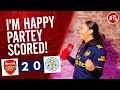 Arsenal 2-0 Leicester | I'm So Happy Partey Scored! (Charlene)