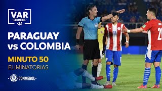 Eliminatorias | Revisión VAR | Paraguay vs Colombia | Minuto 50