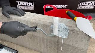 Application of UltraCrete Kerb \u0026 Patch Repair