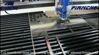 150W CO2 laser machine cut 1.5mm stainless steel