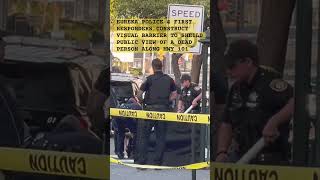 Death at a Eureka Bus stop - Coroner called