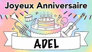 NOUVEAU Joyeux Anniversaire Adel Guitare Jazz Manouche