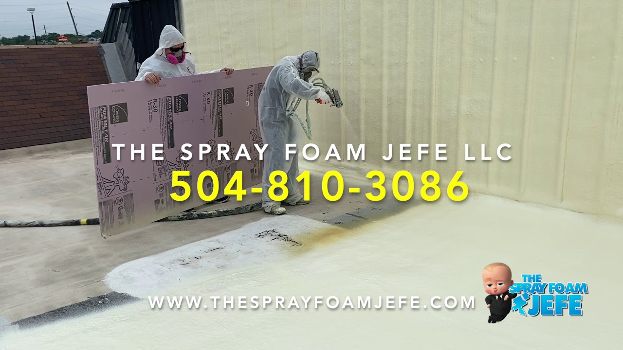 SPRAY FOAM ROOFING SYSTEM, 3 Lbs Foam + Acryclic Coating Flat ...