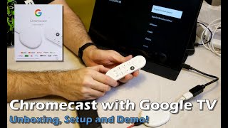 Chromecast with Google TV! - Unboxing, Setup and Full Demo!