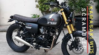kawasaki w175 modif scrambler