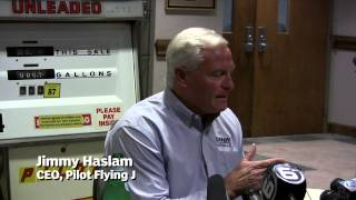 Jimmy Haslam speaks with media on state of Pilot Flying J investigation