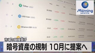 暗号資産の規制 10月に提案へ　市場の動揺受け【モーサテ】（2022年7月12日）