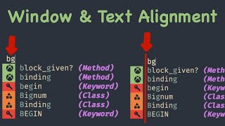nvim cmp window #6 window & text alignment