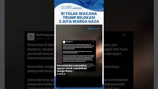 Sikap Tegas Indonesia Tolak Usulan Trump Relokasi 2 Juta Warga Gaza ke RI: Tidak Dapat Diterima