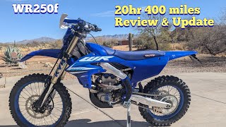 2025 Yamaha WR250f  20 hr \u0026 400 mile review/ mods update