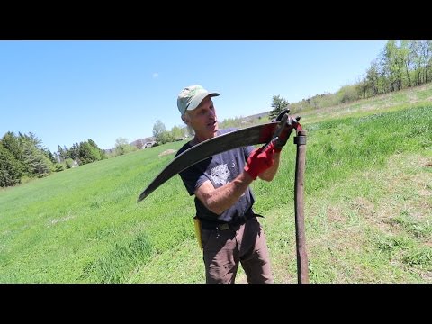 How to mow with a scythe – Stop weeding, watering and fertilizing