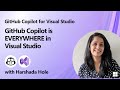 GitHub Copilot can help with Debugging, Exceptions, Testing, Profiling, & more in Visual Studio!