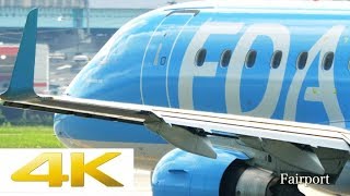 [4k] [飛行機動画] 福岡空港 ERJ-170  「JA218J」「JA217J」「JA228J」「JA02FJ」「JA05FJ」