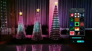 Pixel Christmas Tree Lights  #christmaslights #homeledpro #homedecor