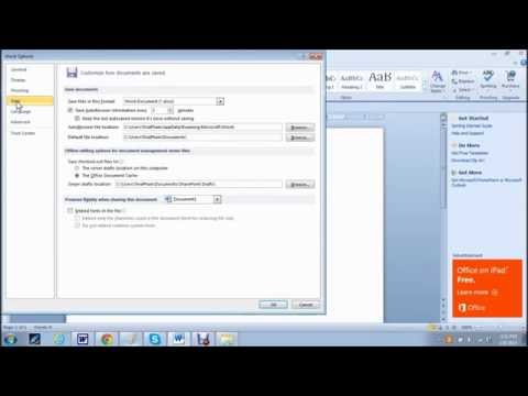How-To Tutorial: Find/Recover Lost/Unsaved Microsoft Word Document/File AutoRecover How-To Tutorial: Find/Recover Lost/Unsaved Microsoft Word Document/File AutoRecover