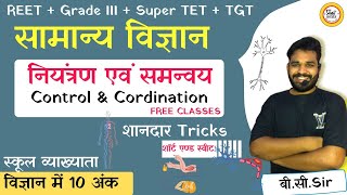 नियंत्रण एवं समन्वय | तंत्रिका कोशिका  व प्रतिवर्ती चाप |1st Grade | 3rd Grade | हार्मोन | ग्रंथिया