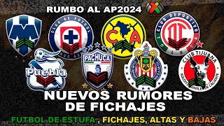 ✅ NUEVOS FICHAJES Y RUMORES LIGA MX AP2024 | GOVEA FICHAJE DE CHIVAS! LUAN TEIXE