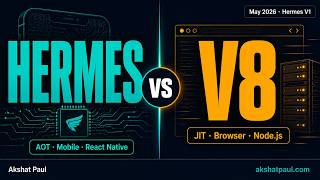 Hermes vs V8: AOT vs JIT, Garbage Collection & Why React Native 0.84 Changed Everything